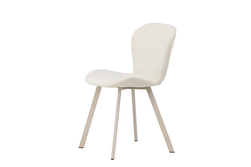 Lilja Matstol i Tyg med Metallben - Beige - Möbler - Stolar & fåtöljer - Matstol & köksstol