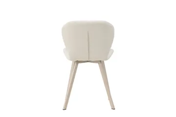 Lilja Matstol i Tyg med Metallben - Beige - Möbler - Stolar & fåtöljer - Matstol & köksstol