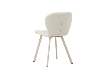 Lilja Matstol i Tyg med Metallben - Beige - Möbler - Stolar & fåtöljer - Matstol & köksstol