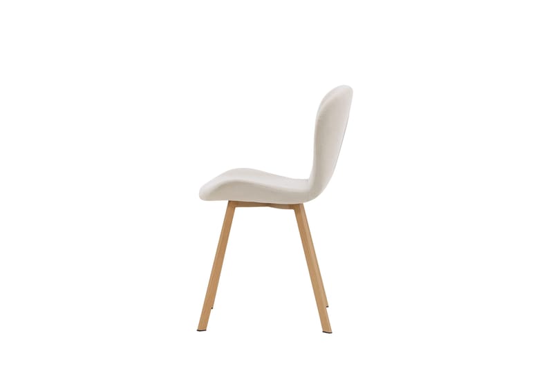 Lilja Matstol i Tyg med Träben - Beige - Möbler - Stolar & fåtöljer - Matstol & köksstol