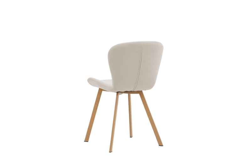 Lilja Matstol i Tyg med Träben - Beige - Möbler - Stolar & fåtöljer - Matstol & köksstol