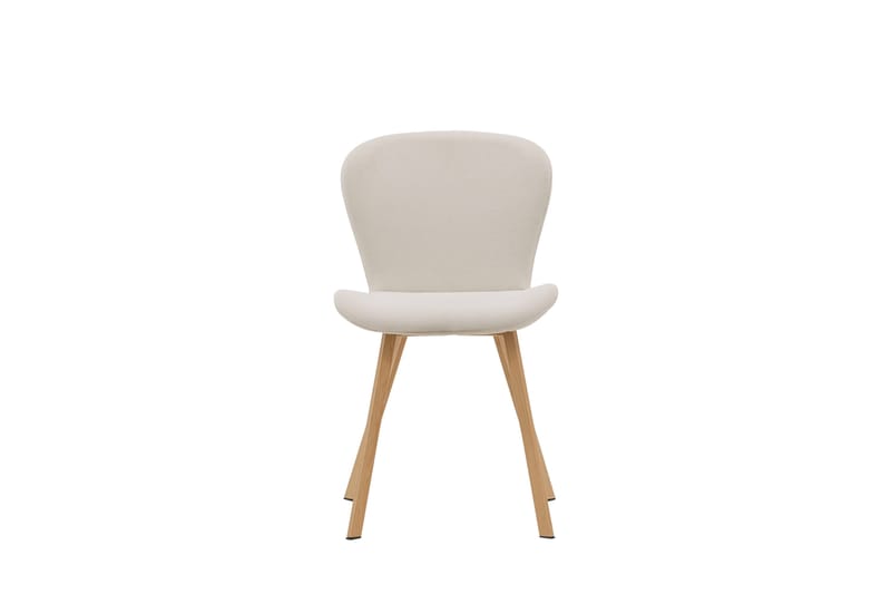Lilja Matstol i Tyg med Träben - Beige - Möbler - Stolar & fåtöljer - Matstol & köksstol