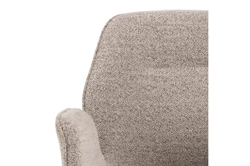 Lipie Matstol i Bouclé med Metallben - Beige - Möbler - Stolar & fåtöljer - Matstol & köksstol