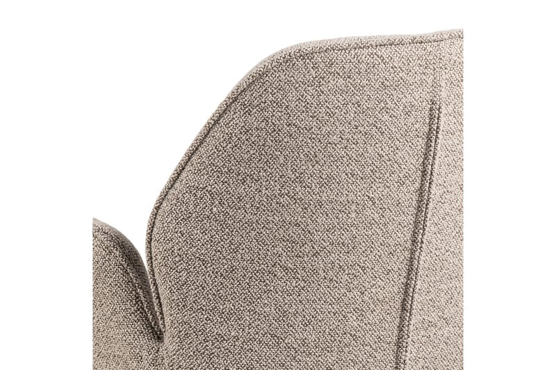 Lipie Matstol i Bouclé med Metallben - Beige - Möbler - Stolar & fåtöljer - Matstol & köksstol