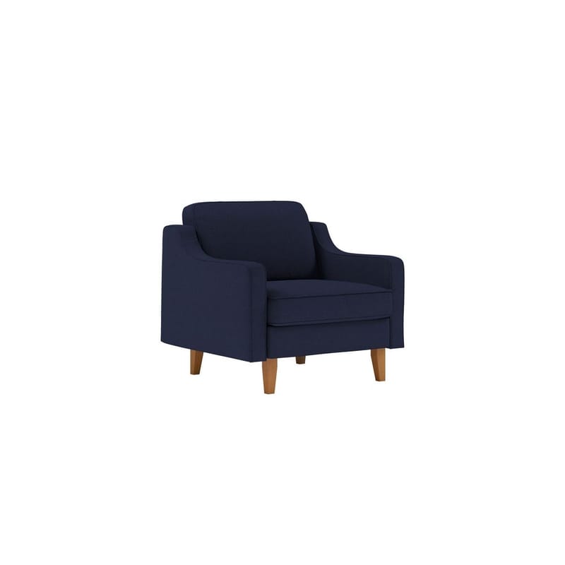 Lorvas Fåtölj i Linne, Mörkblå