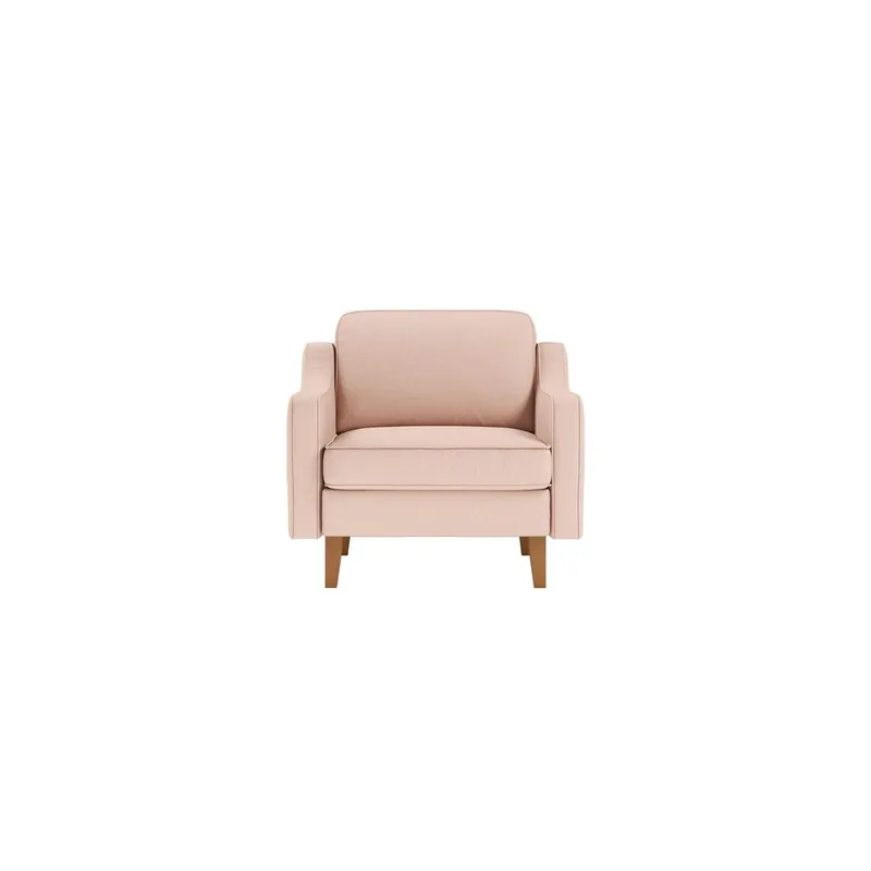 Lorvas Fåtölj i Sammet, Ljusbeige