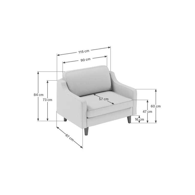 Lorvas Fåtölj - Senapsgul - Möbler - Stolar & fåtöljer - Fåtölj