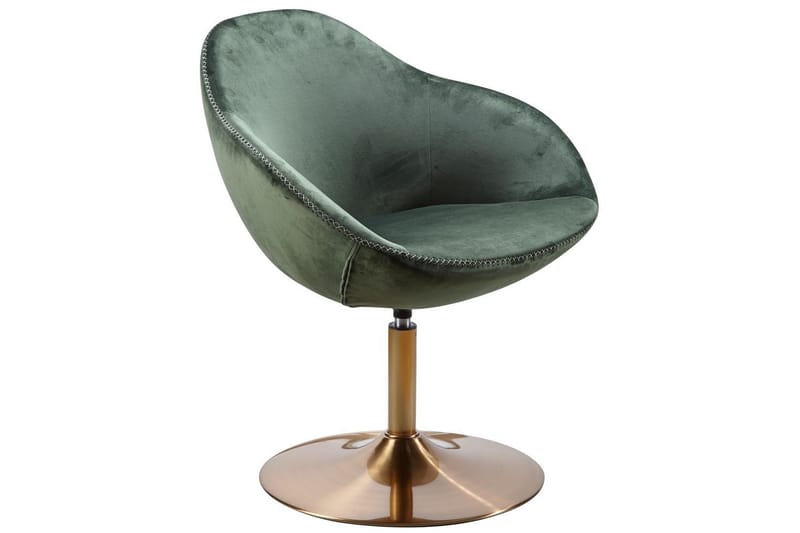 Lounge & Cocktailstol Wohnling Siran Sammet Klädd Industriell - Möbler - Stolar & fåtöljer - Fåtölj