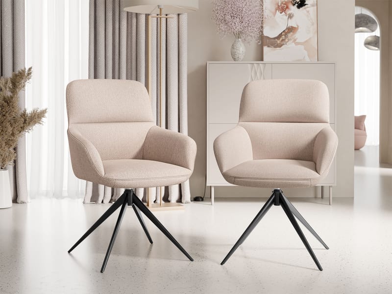 Lyrin Kontorsstol 2-pack - Beige - Möbler - Stolar & fåtöljer - Kontorsstol & skrivbordsstol