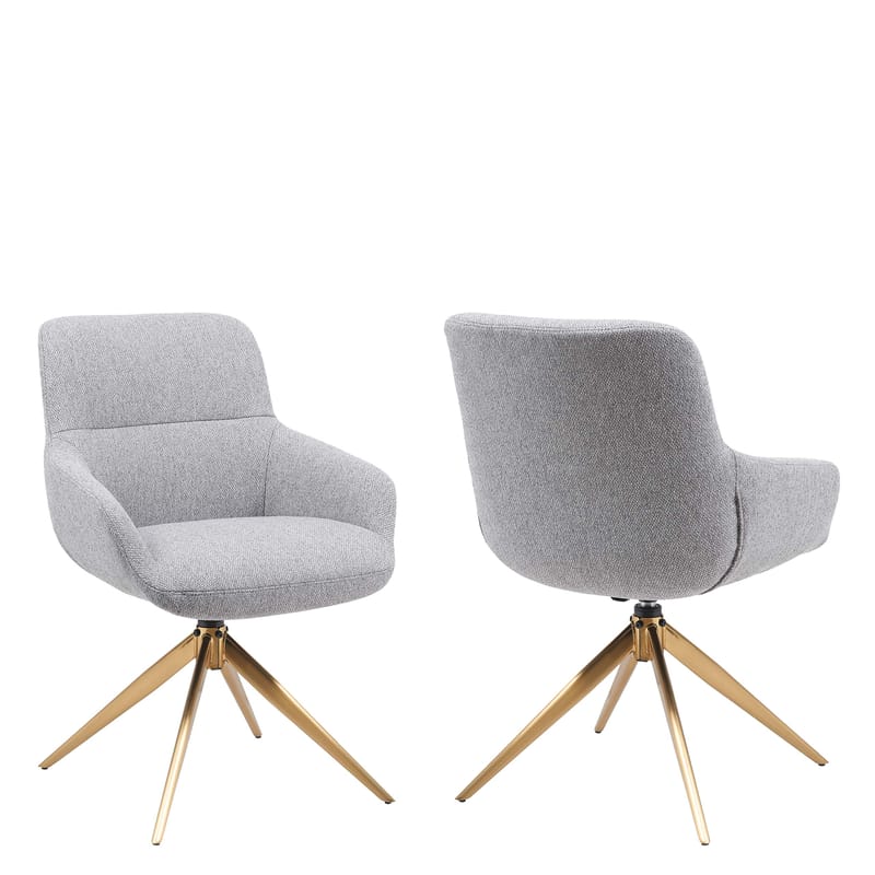 Lyrin Kontorsstol 2-pack - Grå - Möbler - Stolar & fåtöljer - Kontorsstol & skrivbordsstol