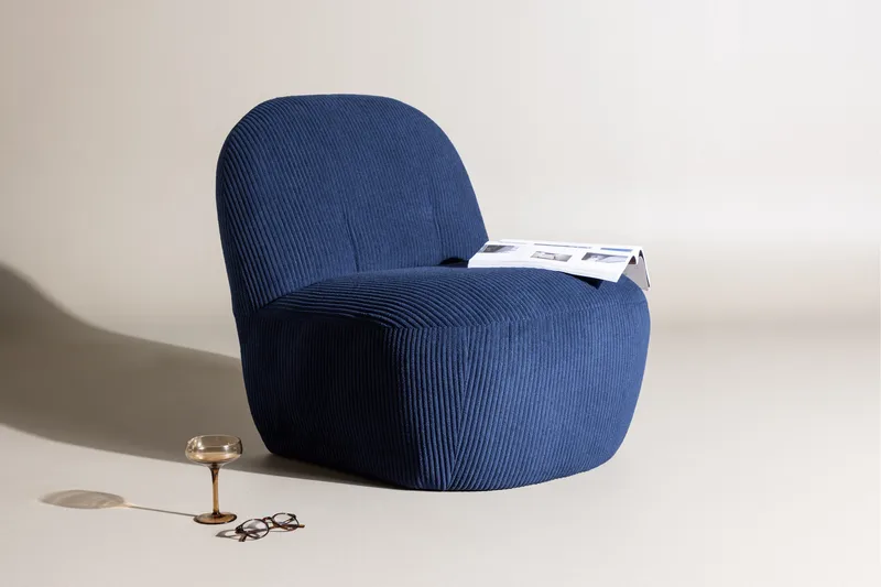 Mahla Fåtölj - Navy - Möbler - Stolar & fåtöljer - Fåtölj