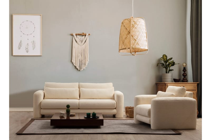 Makhan Fåtölj - Beige - Möbler - Stolar & fåtöljer - Fåtölj