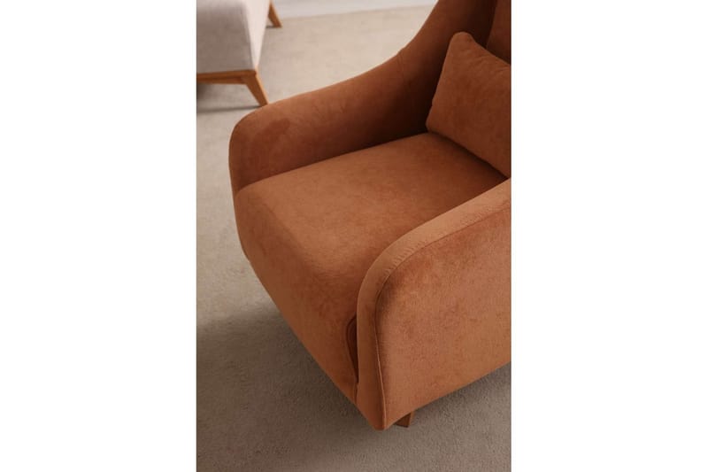 Malkiat Loungefåtölj - Orange - Möbler - Stolar & fåtöljer - Fåtölj