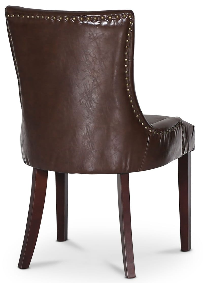 Marie Stol i brun vintage PU - Brun vintage - Möbler - Stolar & fåtöljer - Matstol & köksstol