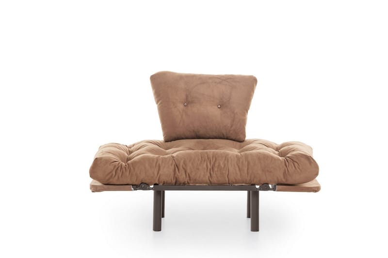 Maryborough Fällbar och Bäddbar Reclinerfåtölj i Velour - Brun - Möbler - Stolar & fåtöljer - Fåtölj