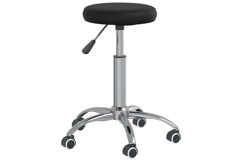 Massagepall konstläder svart - Svart - Möbler - Stolar & fåtöljer - Pall & puff