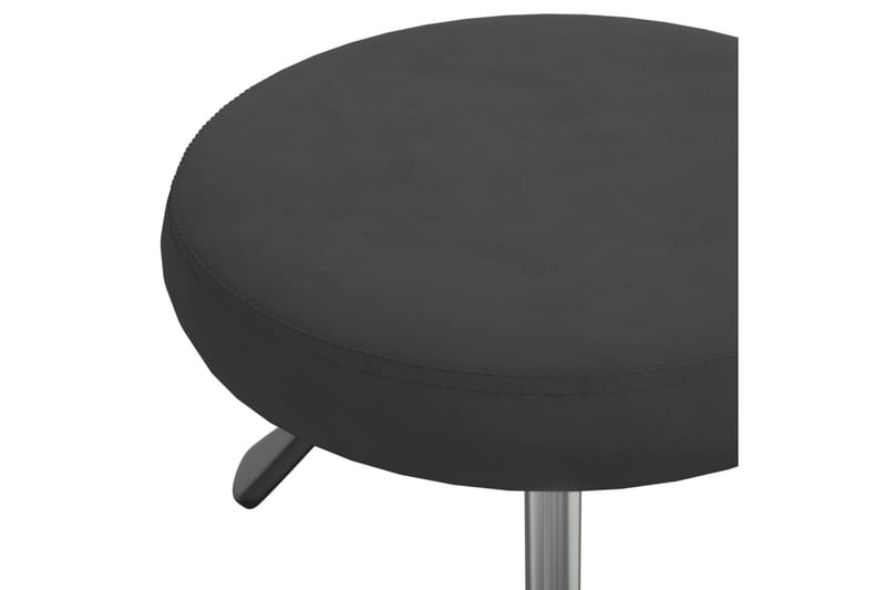 Massagepall sammet svart - Svart - Möbler - Stolar & fåtöljer - Pall & puff