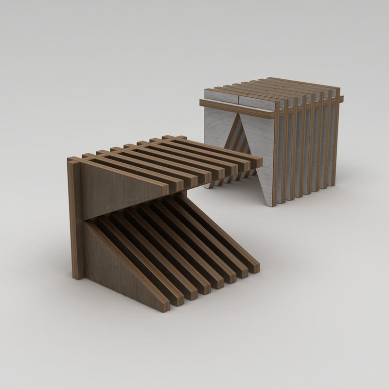 Matira Pall 51 cm - Naturträ - Möbler - Stolar & fåtöljer - Pall & puff