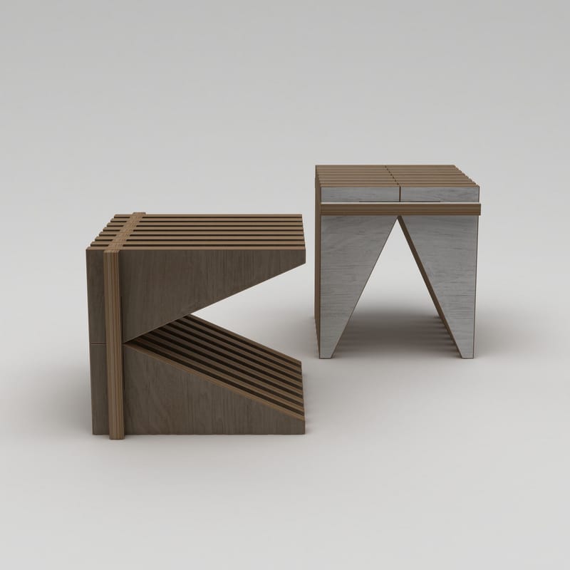 Matira Pall 51 cm - Naturträ - Möbler - Stolar & fåtöljer - Pall & puff