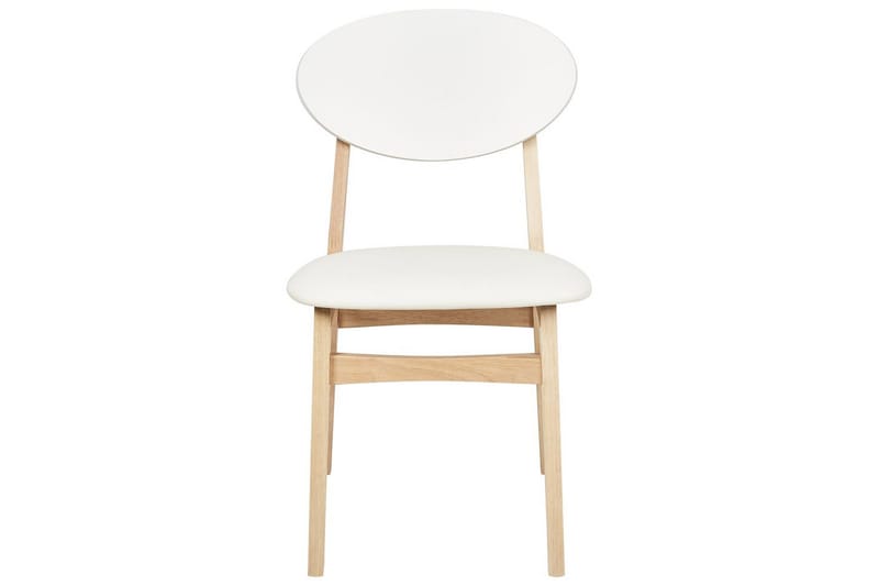 Matsalsstol Amery set om 2 Ljus Trä-Vit - Ljus Trä-Vit - Möbler - Stolar & fåtöljer - Matstol & köksstol