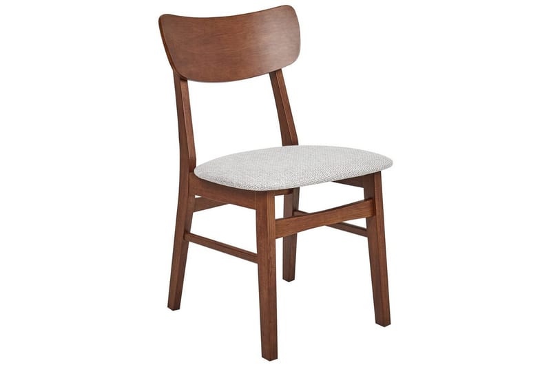 Matsalsstol Anoka set om 2 Mörkt Trä-Grått - Mörkt Trä-Grått - Möbler - Stolar & fåtöljer - Matstol & köksstol