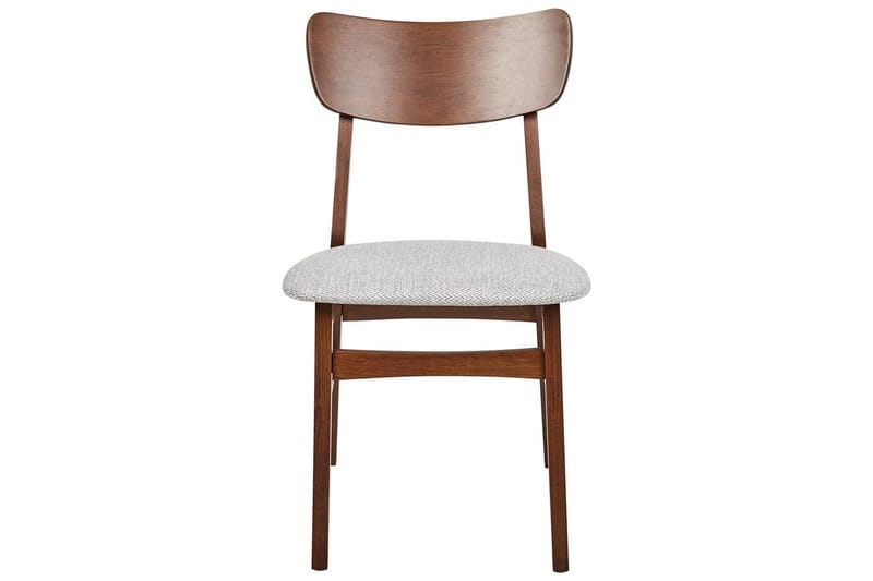 Matsalsstol Anoka set om 2 Mörkt Trä-Grått - Mörkt Trä-Grått - Möbler - Stolar & fåtöljer - Matstol & köksstol