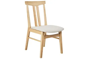 Matsalsstol Avalon set om 2 Ljus Trä-Beige - Ljus Trä-Beige - Möbler - Stolar & fåtöljer - Matstol & köksstol