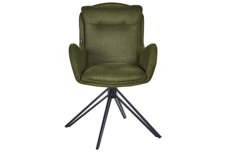 Matsalsstol Avelar set om 2 Mörkgrön-Svart - Mörkgrön-Svart - Möbler - Stolar & fåtöljer - Matstol & köksstol