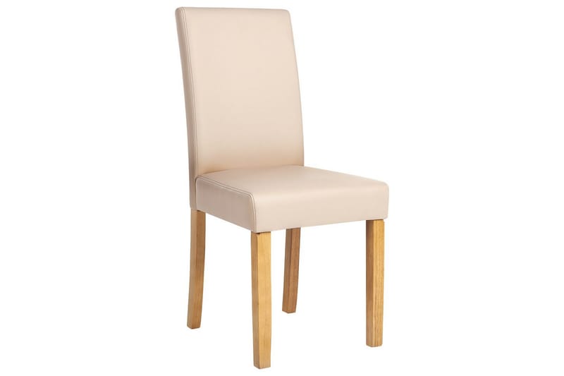 Matsalsstol Broadway set om 2 Beige-Ljust Trä - Beige-Ljust Trä - Möbler - Stolar & fåtöljer - Matstol & köksstol