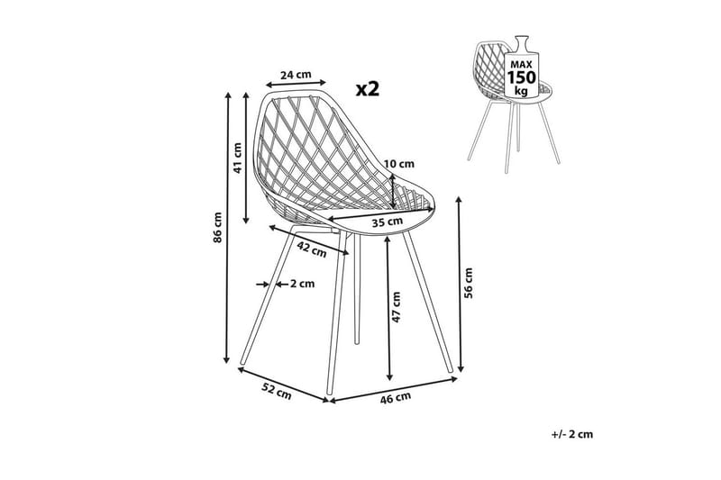 Matsalsstol Canton Ii set om 2 - Möbler - Stolar & fåtöljer - Matstol & köksstol