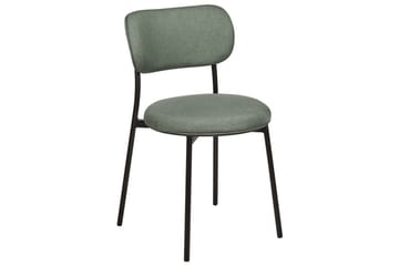 Matsalsstol Casey set om 2 Grön-Svart - Grön-Svart - Möbler - Stolar & fåtöljer - Matstol & köksstol
