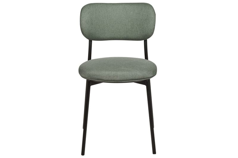 Matsalsstol Casey set om 2 Grön-Svart - Grön-Svart - Möbler - Stolar & fåtöljer - Matstol & köksstol