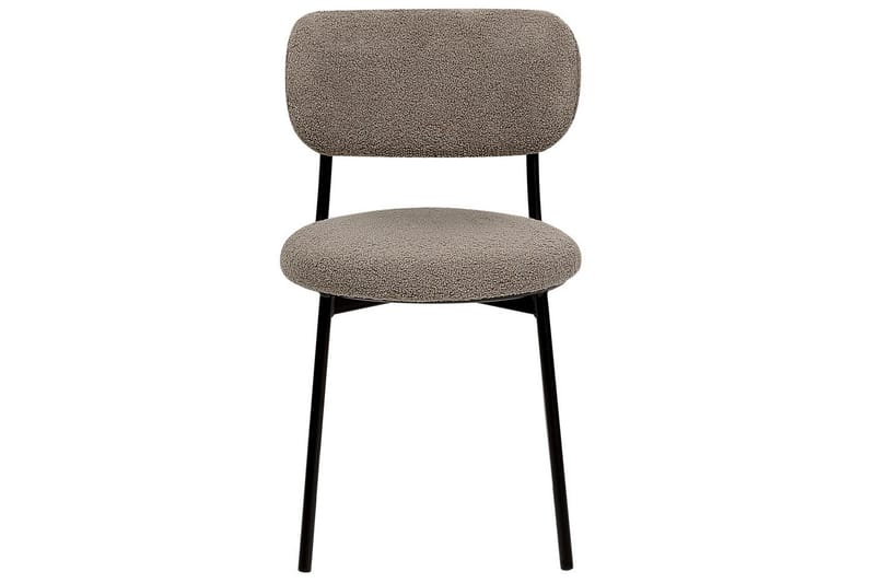 Matsalsstol Casey set om 2 Taupe-Svart - Taupe-Svart - Möbler - Stolar & fåtöljer - Matstol & köksstol