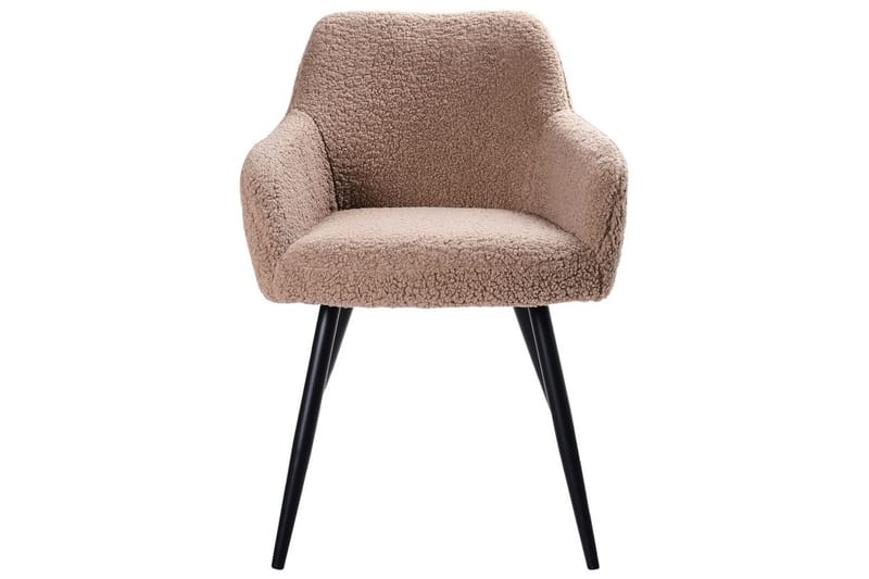 Matsalsstol Casmalia set om 2 Beige/svart - Beige/svart - Möbler - Stolar & fåtöljer - Matstol & köksstol