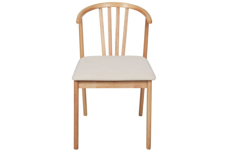 Matsalsstol Craig set om 2 Ljus Trä-Beige - Ljus Trä-Beige - Möbler - Stolar & fåtöljer - Matstol & köksstol