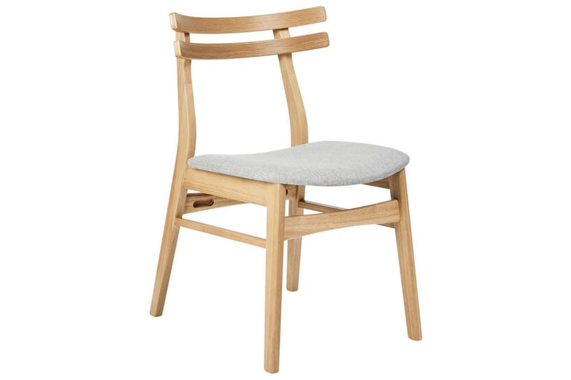 Matsalsstol Cynthiana set om 2 Ljus Trä-Grå - Ljus Trä-Grå - Möbler - Stolar & fåtöljer - Matstol & köksstol