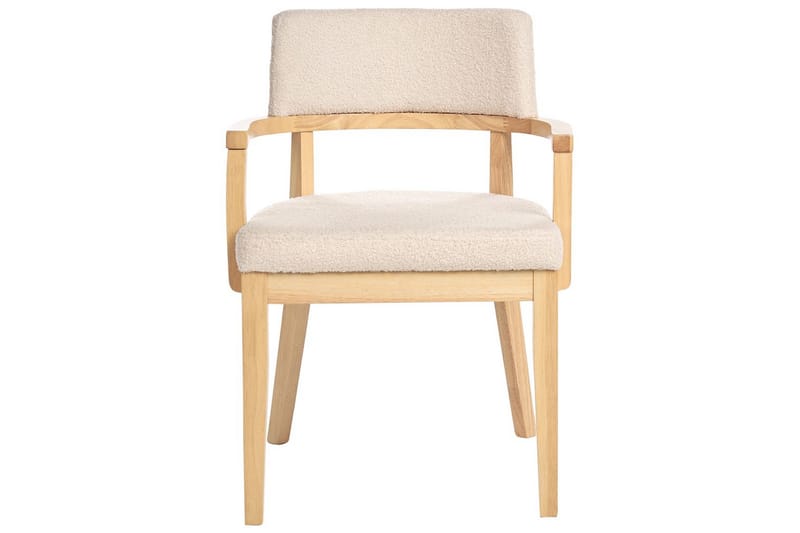 Matsalsstol Dalbo set om 2 Beige-Ljust Trä - Beige-Ljust Trä - Möbler - Stolar & fåtöljer - Matstol & köksstol