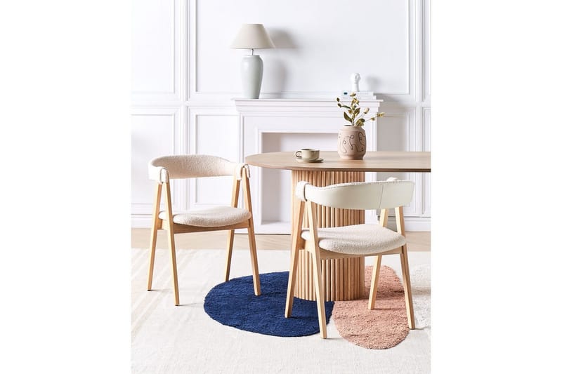 Matsalsstol Day set om 2 Beige-Ljust Trä - Beige-Ljust Trä - Möbler - Stolar & fåtöljer - Matstol & köksstol