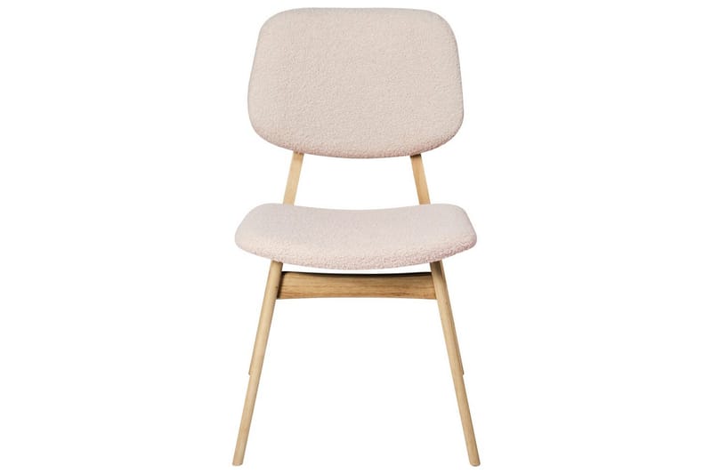 Matsalsstol Ella set om 2 Ljus Trä-Beige - Ljus Trä-Beige - Möbler - Stolar & fåtöljer - Matstol & köksstol