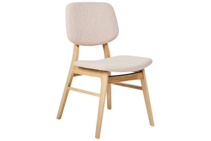 Matsalsstol Ella set om 2 Ljus Trä-Beige - Ljus Trä-Beige - Möbler - Stolar & fåtöljer - Matstol & köksstol