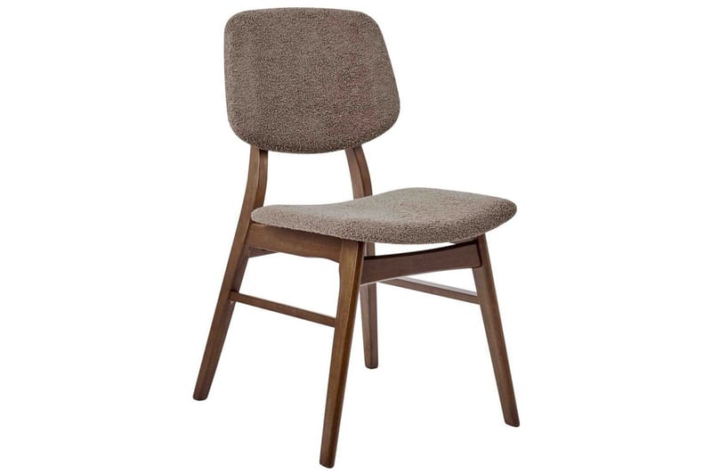 Matsalsstol Ella set om 2 Mörkt Trä-Grått - Mörkt Trä-Grått - Möbler - Stolar & fåtöljer - Matstol & köksstol