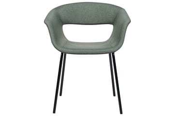 Matsalsstol Elma set om 2 Grön-Svart - Grön-Svart - Möbler - Stolar & fåtöljer - Matstol & köksstol