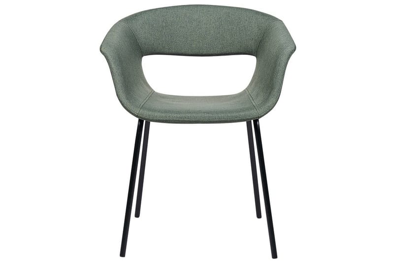 Matsalsstol Elma set om 2 Grön-Svart - Grön-Svart - Möbler - Stolar & fåtöljer - Matstol & köksstol