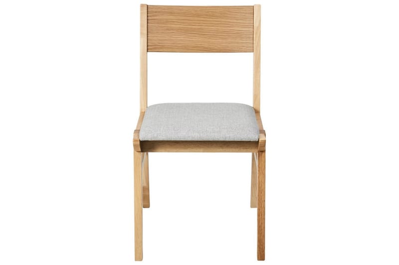 Matsalsstol Enola set om 2 Ljus Trä-Grå - Ljus Trä-Grå - Möbler - Stolar & fåtöljer - Matstol & köksstol