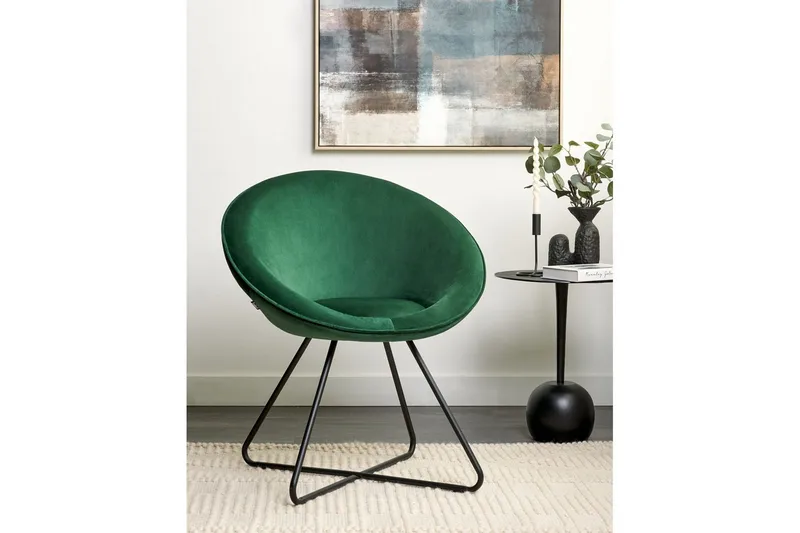 Matsalsstol Floby Ii Grön-Svart - Grön-Svart - Möbler - Stolar & fåtöljer - Matstol & köksstol