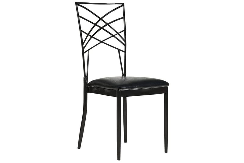 Matsalsstol Girard set om 2 Svart - Svart - Möbler - Stolar & fåtöljer - Matstol & köksstol