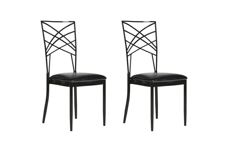 Matsalsstol Girard set om 2 Svart - Svart - Möbler - Stolar & fåtöljer - Matstol & köksstol