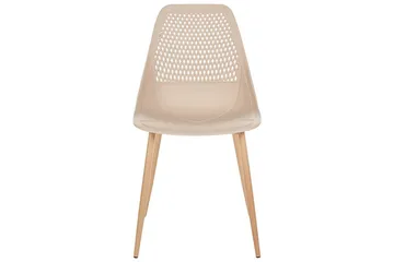 Matsalsstol Hazelton set om 4 Beige-Ljust Trä - Beige-Ljust Trä - Möbler - Stolar & fåtöljer - Matstol & köksstol