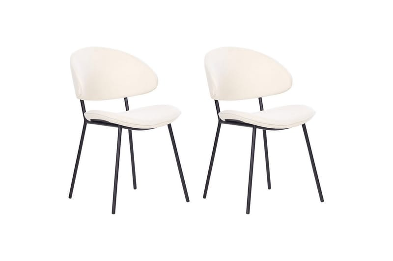 Matsalsstol Kiana set om 2 Beige - Beige - Möbler - Stolar & fåtöljer - Matstol & köksstol