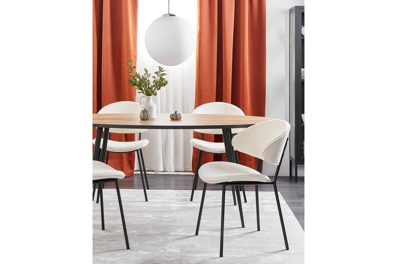 Matsalsstol Kiana set om 2 Beige - Beige - Möbler - Stolar & fåtöljer - Matstol & köksstol